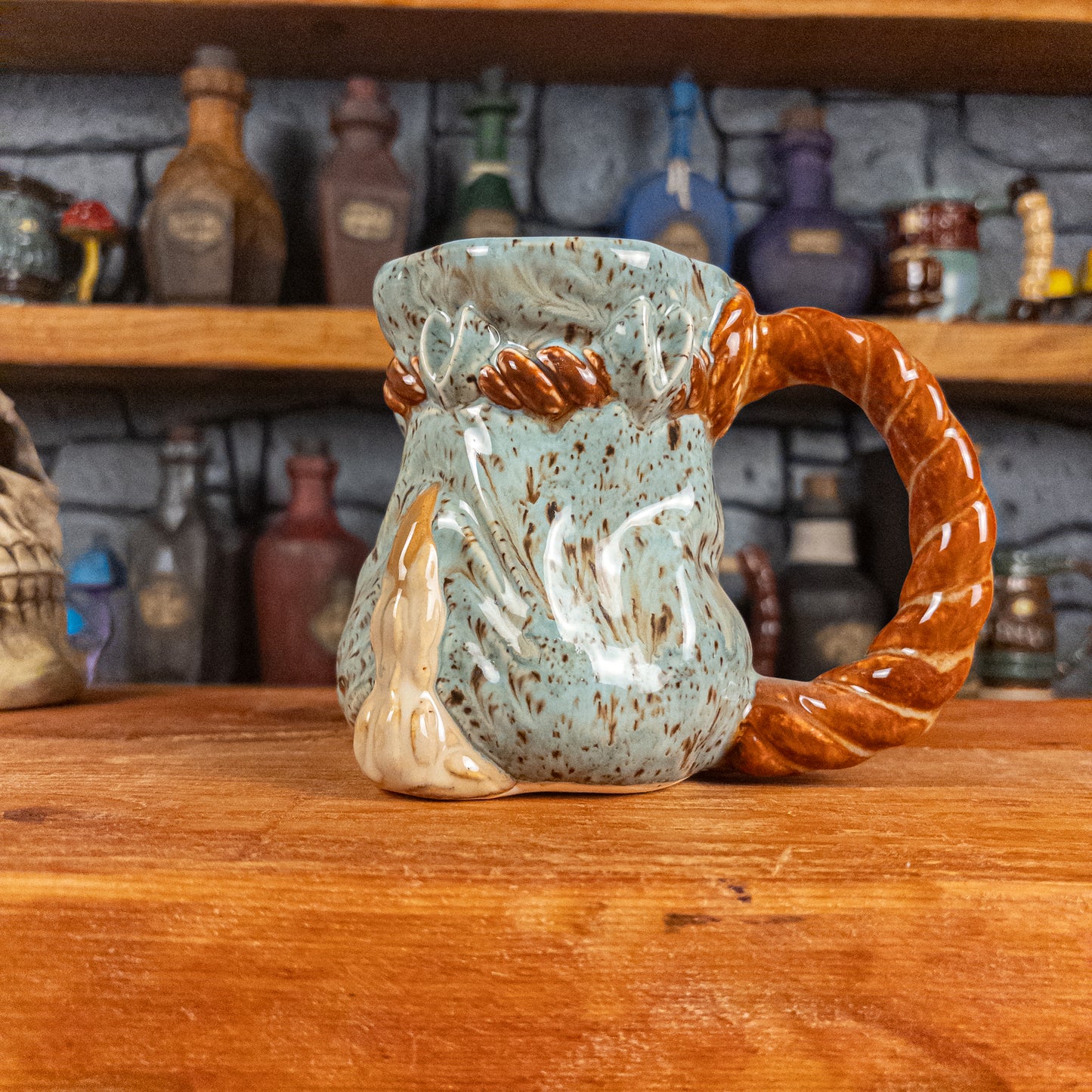 Coin Bag Mug - Merfolk Clams